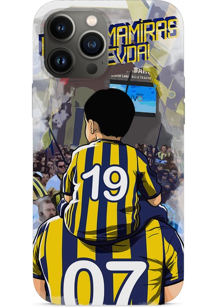 Evladıma Miras Bu Sevda Baskılı Iphone 13 Pro Max Silikon Telefon Kılıfı Fenerbahçe