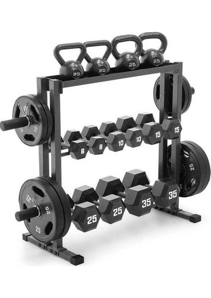 Ağırlık Plaka Dambıl Kettlebell Standı Rack