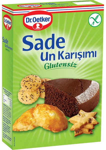 Dr. Oetker Glutensiz Sade Un Karışımı 250 gr