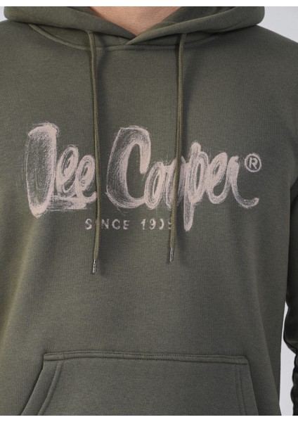 Kapüşon Yaka Haki Erkek Sweatshirt 231 Lcm 241014 Gregor indirimleri