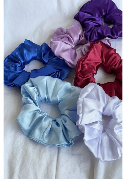 Mavi Saten Lastikli Toka modelleri