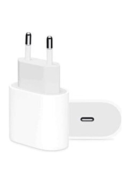 20W Usb-C Güç Adaptörü Super Apple iPhone 11-12-13/pro Uyumlu 20W Adaptör Logolu Seri Numara