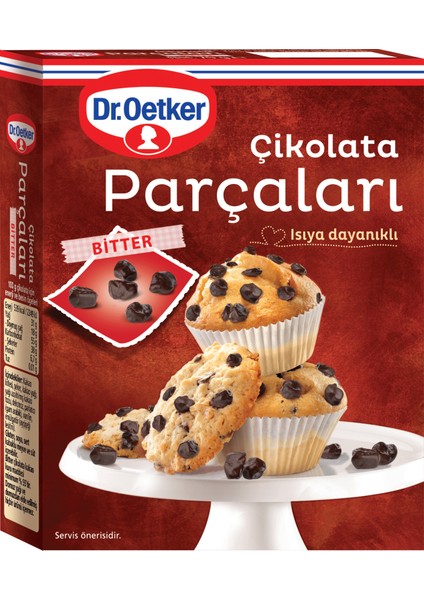 Dr.oetker Bitter Çikolata Parçaları 70 gr