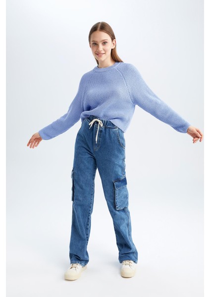 Coool Regular Fit Bisiklet Yaka Kazak L2567AZ22AU