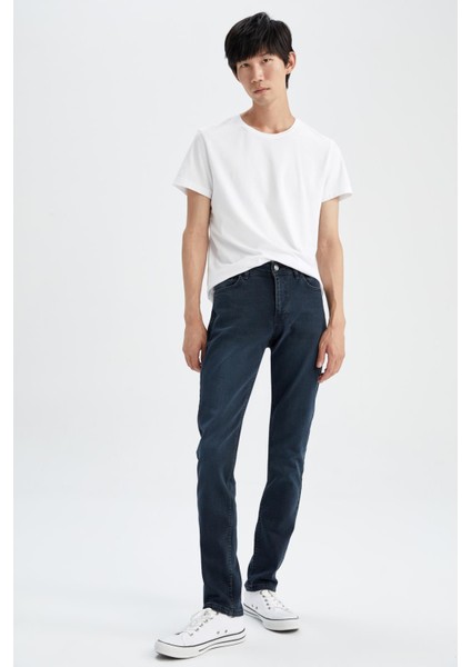 Pedro Slim Fit Dar Kalıp Normal Bel Dar Paça Jean Pantolon R8791AZ22AU