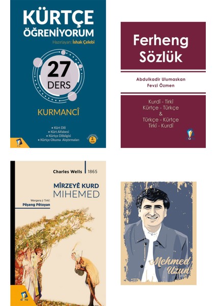 Kürtçe Öğreniyorum - Kürtçe Sözlük - Ferheng - Kürtçe Öğrenme Seti - Birinci Seviye