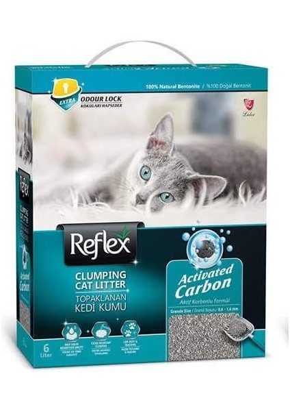 Active Carbon gri Kedi Kumu-6 lt