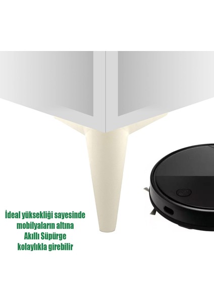 Mobilya Kanepe Sehpa Puf Koltuk Ayağı Aytaşı Baza Ayak 20 cm fırsatları