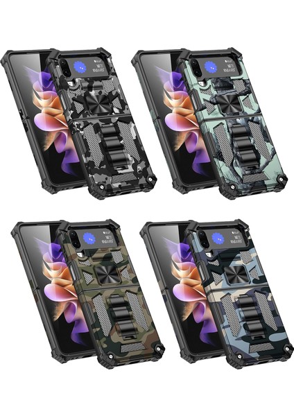 Samsung Galaxy Z Flip4 5g Gri Için Kamuflaj Tpu + Pc Kasası (Yurt Dışından) fırsatları