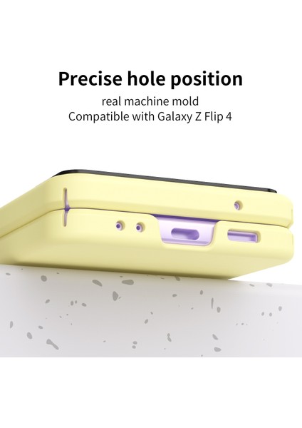 Samsung Galaxy Z Flip4 Için Cilt Macaron Üç Parçalı Set Telefon Kılıfı Sarı Hissediyorum (Yurt Dışından) fırsatları