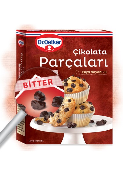 Dr.oetker Bitter Çikolata Parçaları 70 gr fiyatları