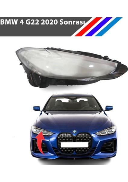 Bmw 4 G22 Ön Sağ Far Camı 2020 Sonrası fiyatları