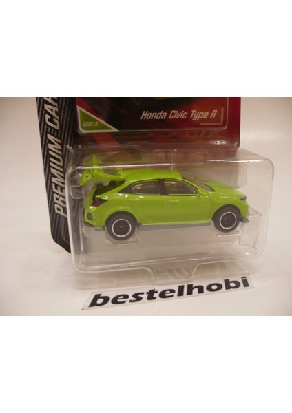 Honda Civic Type R Green Majorette Premium