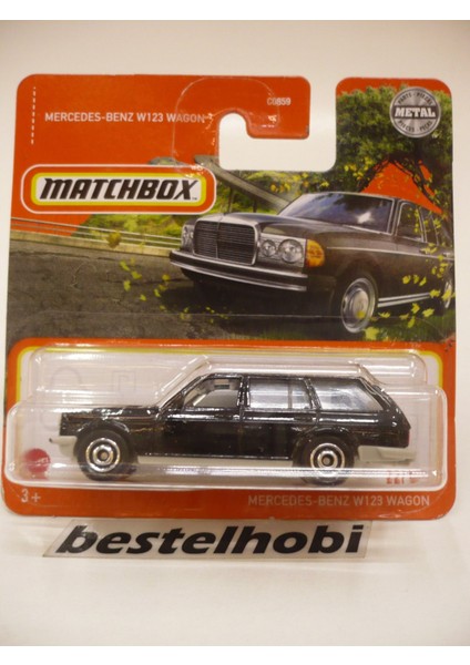 Mercedes W123 Wagon Black Matchbox