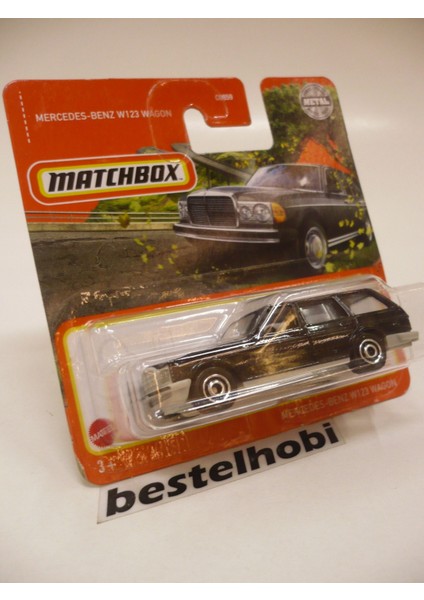 Mercedes W123 Wagon Black Matchbox