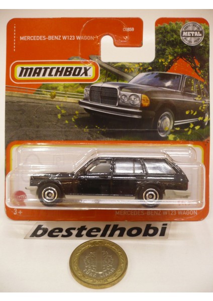 Mercedes W123 Wagon Black Matchbox