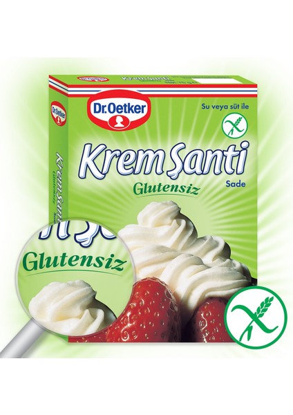 Dr.Oetker Glutensiz Krem Şanti 75Gr