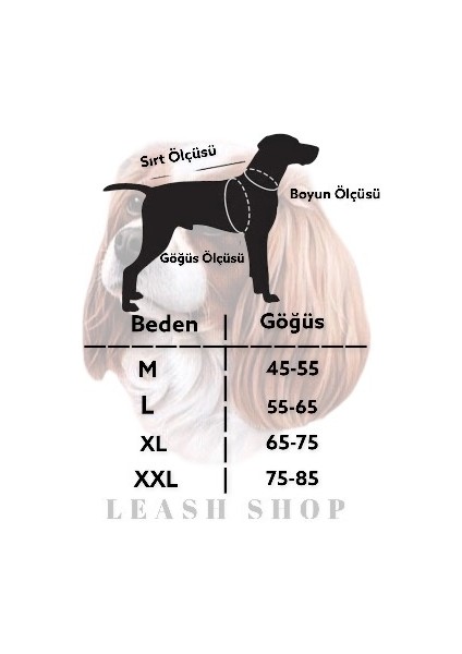 Leash Shop Renkli Lego Seri-Göğüs Bel Tasma Takımı Xl Beden (65-75 cm)