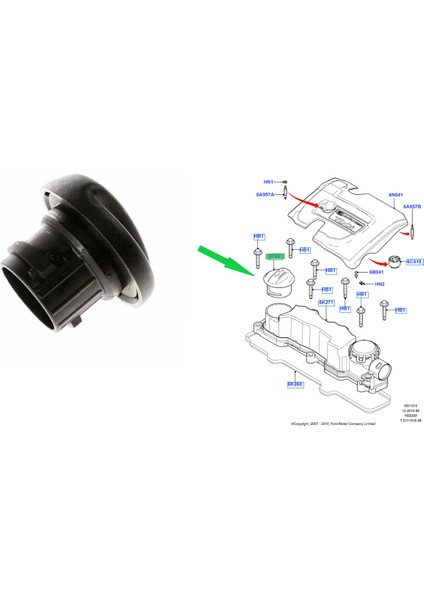 Ford Focus Motor Yağ Kapağı 1.6 Tdci 2005--2011