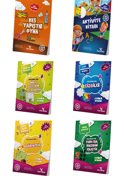 3-6 Yaş Aktivite Kitap Seti