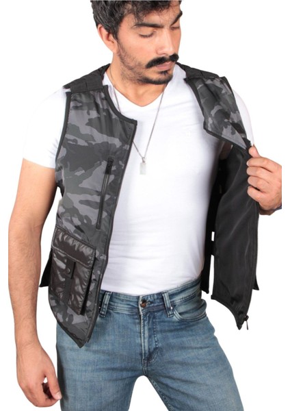 Erkek Kamuflaj Spor Yelek fiyatları