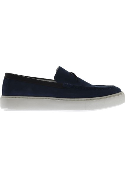 Mavi Süet-Napa Deri Erkek Günlük Ayakkabı fiyatları