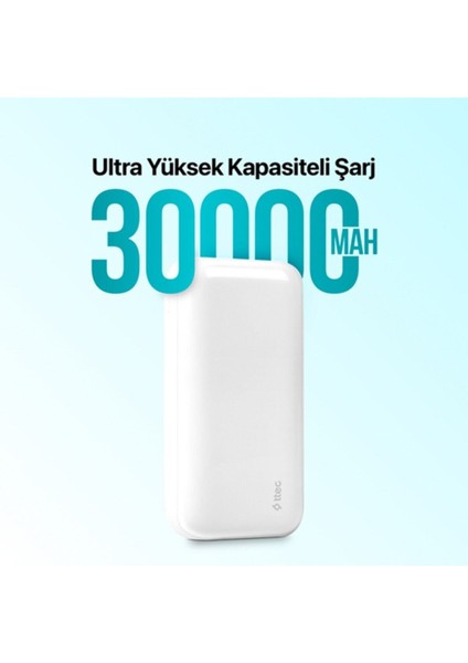 Recharger Ultra Akım Korumalı 30.000 Mah Powerbank Nzh Beyaz -2BB190B ( 2 Yıl Türkiye Garantili) fiyatları