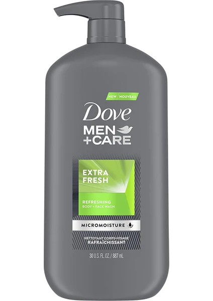 Men +Care Extra Fresh Vücut Ve Yüz Yıkama 887ml