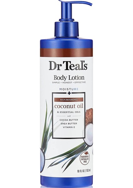 Dr.Teals Besleyici Hindistan Cevizi Yağı Vücut Losyonu 532ml