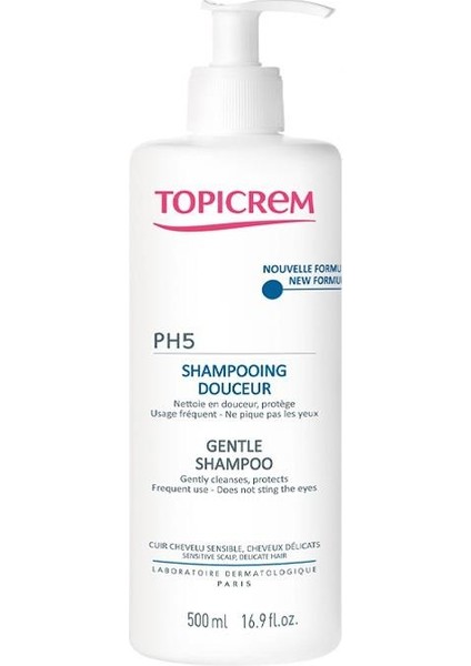 E2'Quality Topicrem Ph5 Gentle Shampoo 500 ml