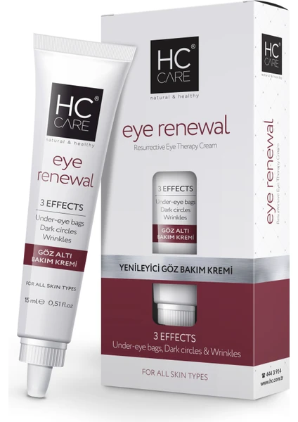 HC Care Eye Renewal Göz Çevresi Bakım Kremi - 15 ml