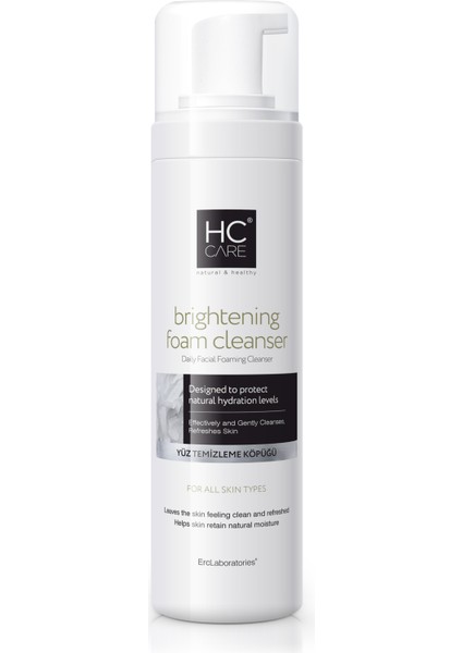 HC Care Foam Cleanser Yüz Temizleme Köpüğü - 200 ml