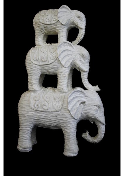 Polyester Üst Üste 3 Desenli Fil 25X16CM HYK796