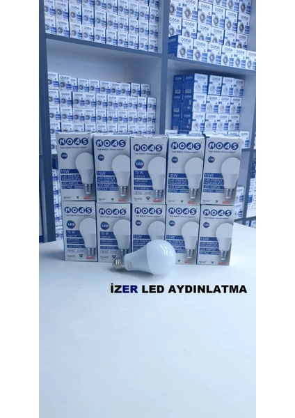 15W LED Ampul Günışığı 10 Adet