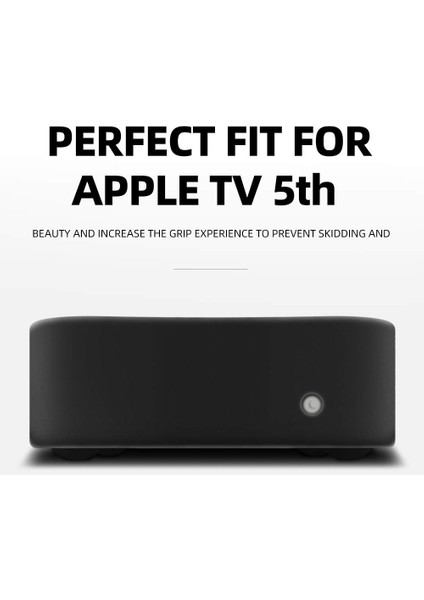 Apple Tv 4K 5th / 4th ile Uyumlu Koruyucu Kılıf - Kaymaz Darbeye Dayanıklı Silikon Kapak (Yurt Dışından) fiyatları