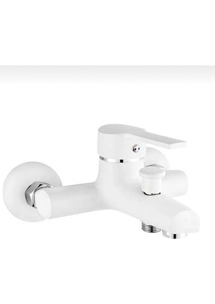 Beyaz Krom Banyo Bataryası Musluğu Çeşmesi