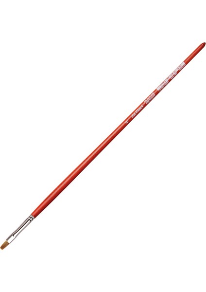 : Pelo Di Bue Manda Kılı Düz Yağlı Boya Fırçası : Seri 1887 : No:6