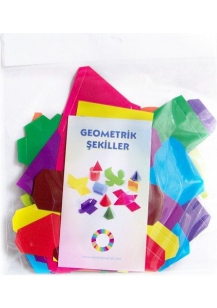 Geometrik Şekiller Karton Seti - Teknoloji Tasarım Görsel Anlatım Metodu GEOMETRIKŞEKILLER10LU