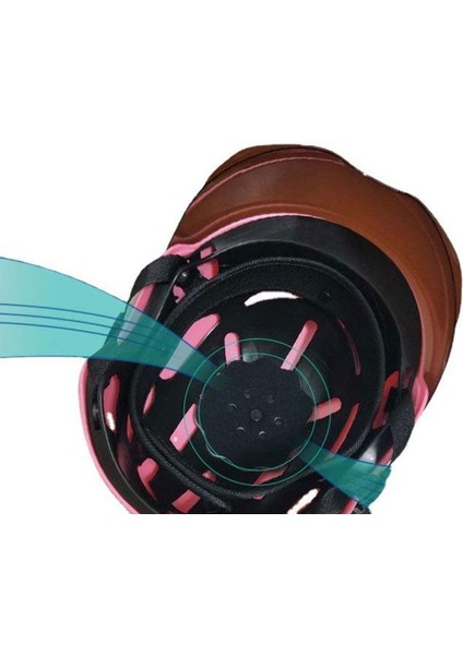 Kask Dört Mevsim Evrensel Akülü Araba Erkekler ve Kadınlar Evrensel Sevimli Kask Yarım Kask (Yurt Dışından)