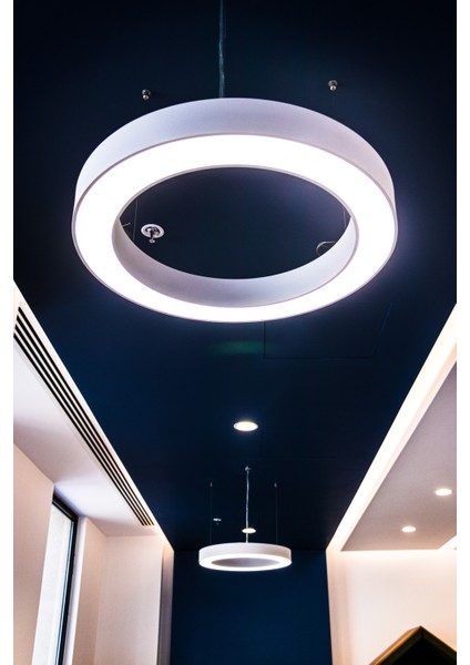 Galaksi O Beyaz Çember Tipi Sarkıt LED Armatür Ø800MM, 53W indirimleri