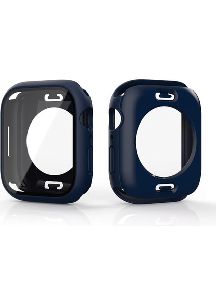 Apple Watch 6 Se 5 4 3 44 mm Uyumlu Ekran Koruyucu 360° Kasa Koruma Tüm Gövde Kapak Darbe Emici