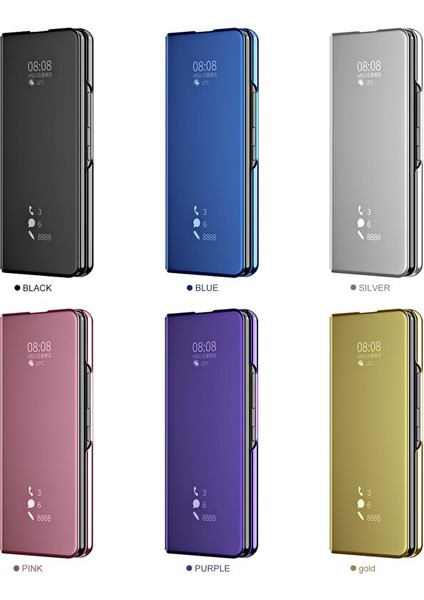 Samsung Galaxy Z Fold 4 Kaplama Aynası Sert Pc Pu Tam Darbeye Dayanıklı Koruma Cep Telefonu Kılıfı Kapağı (Yurt Dışından) fırsatları