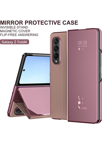 Samsung Galaxy Z Fold 4 Kaplama Aynası Sert Pc Pu Tam Darbeye Dayanıklı Koruma Cep Telefonu Kılıfı Kapağı (Yurt Dışından) indirimleri