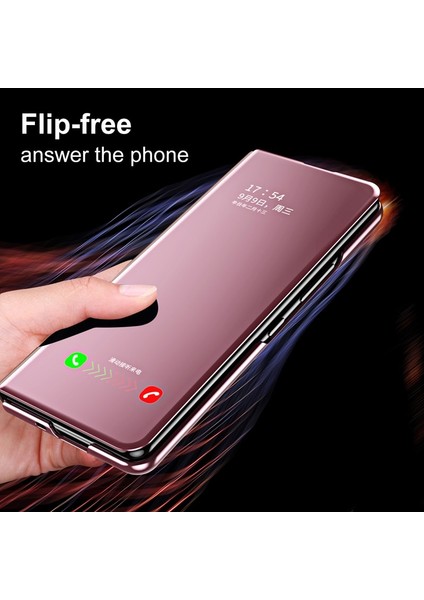 Samsung Galaxy Z Fold 3 Kaplama Aynası Sert Pc Pu Tam Darbeye Dayanıklı Koruma Cep Telefonu Kılıfı Kapağı (Yurt Dışından)