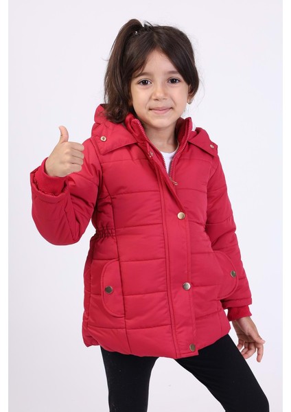 Toontoy Kız Çocuk Kapüşonlu Içi Kürklü Mont fiyatları