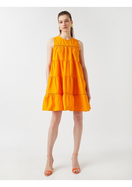 Katlı Mini Elbise Kolsuz modelleri