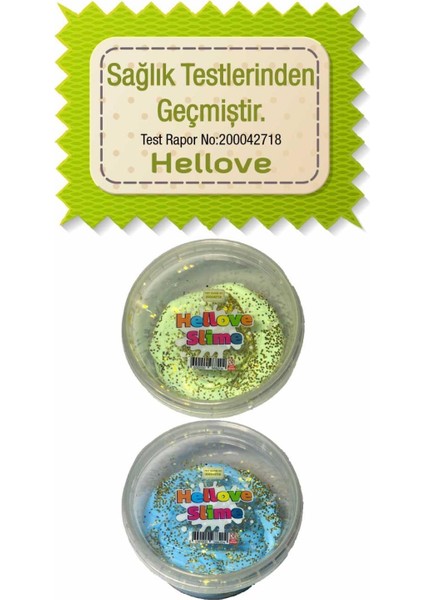 Simli Slime 4 Lü Slime Ele Yapışmayan Slime Slaym Pofuduk Slime