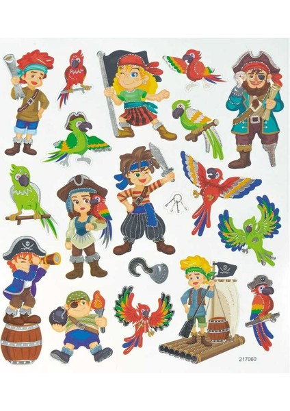 Charming Sticker Korsanlar modelleri