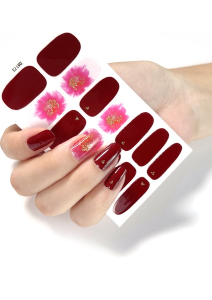 Tırnak Oje Sticker - Tırnak Dövmesi - Kolay Uygulanabilir - 14'lü Nail Art Set