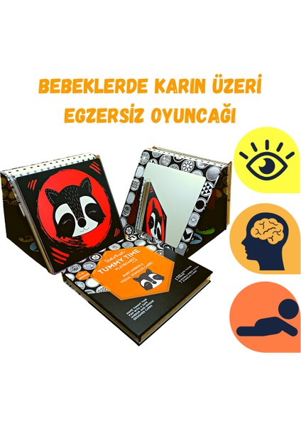 Tummy Time Bebek Aynası & Bebek Zeka Kartları